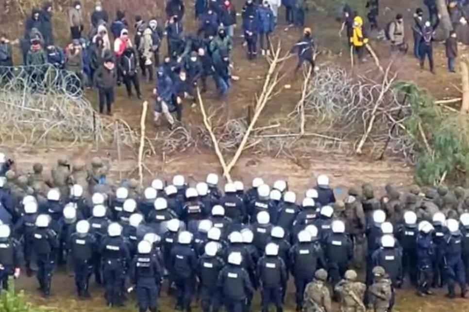 Прорыв на границе Польши и Беларуси